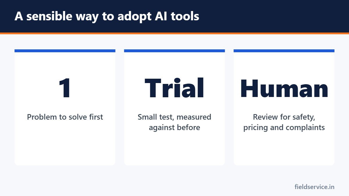 A sensible way to adopt AI tools