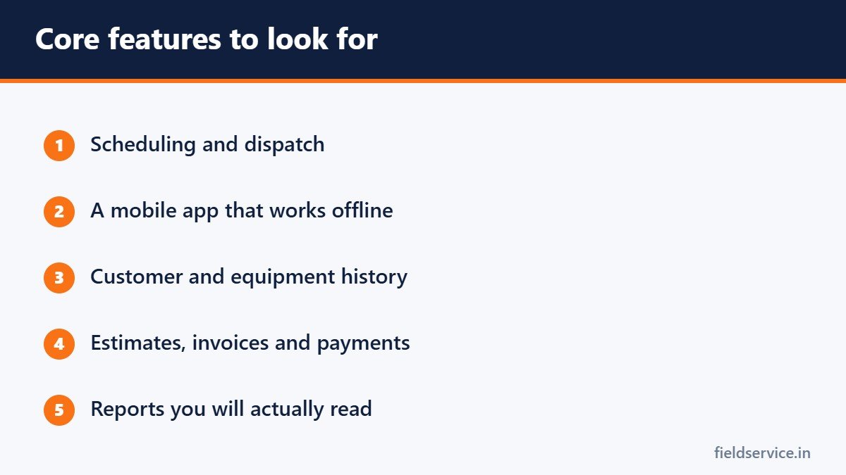 Core features to look for