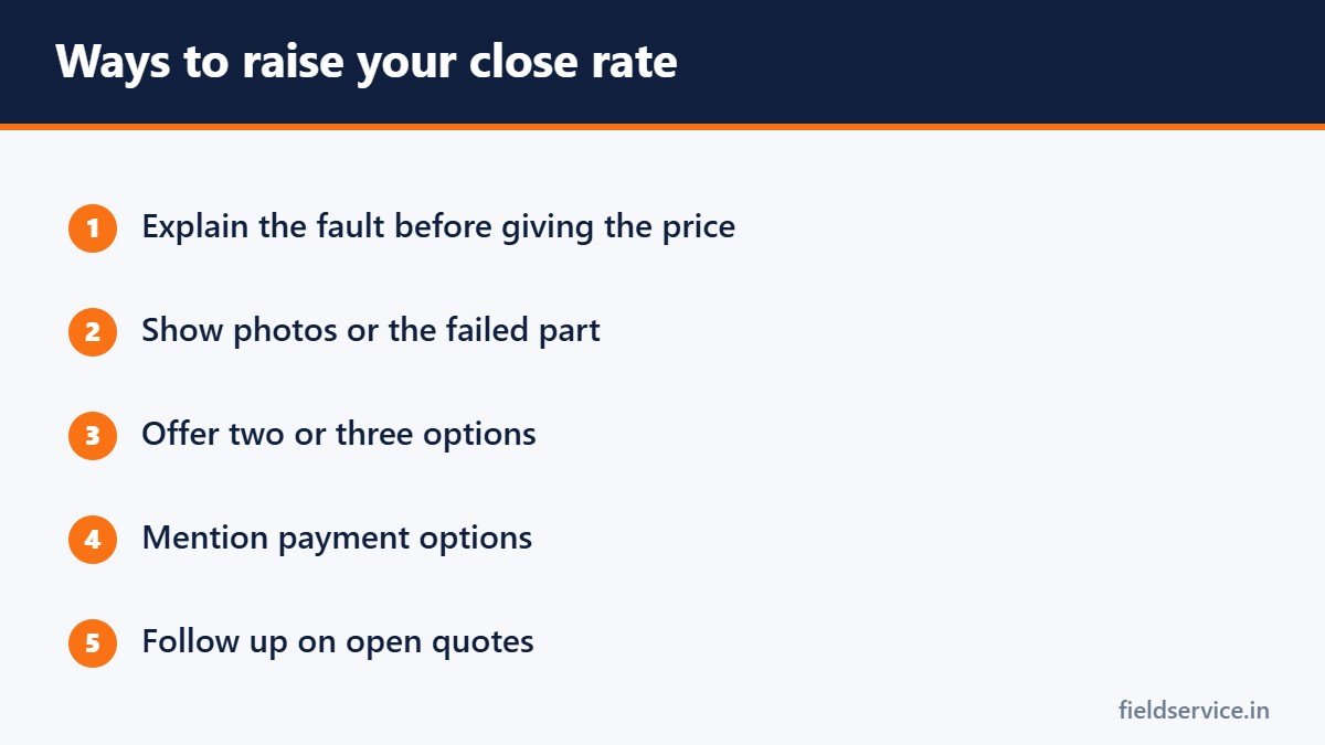 Ways to raise your close rate