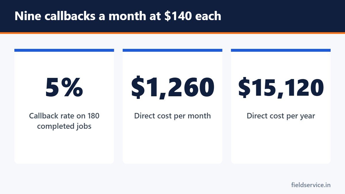 Nine callbacks a month at $140 each