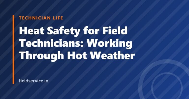 Heat Safety for Field Technicians: Working Through Hot Weather