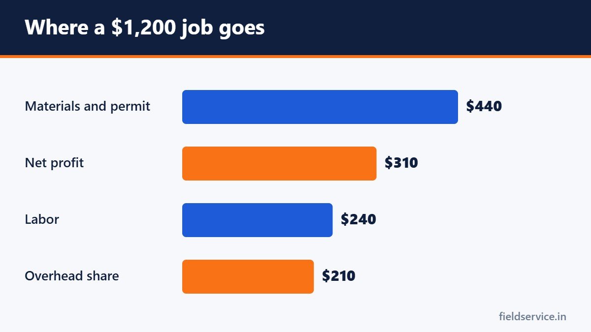 Where a $1,200 job goes