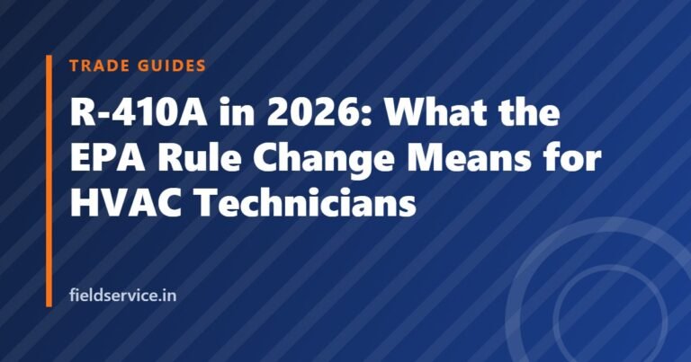 R-410A in 2026: What the EPA Rule Change Means for HVAC Technicians