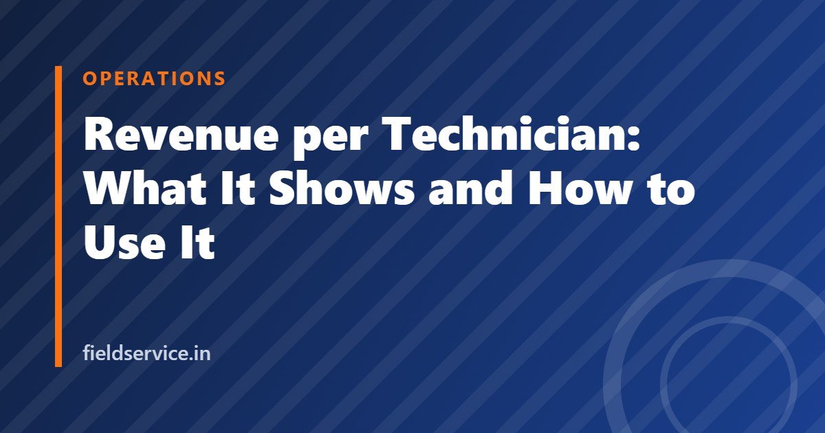 Revenue per Technician: What It Shows and How to Use It