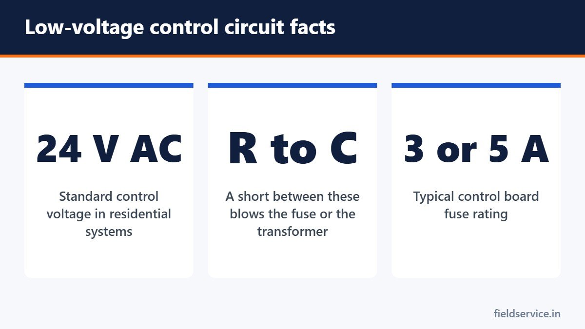 Low-voltage control circuit facts