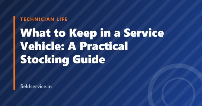 What to Keep in a Service Vehicle: A Practical Stocking Guide